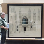 drawing of cathederal